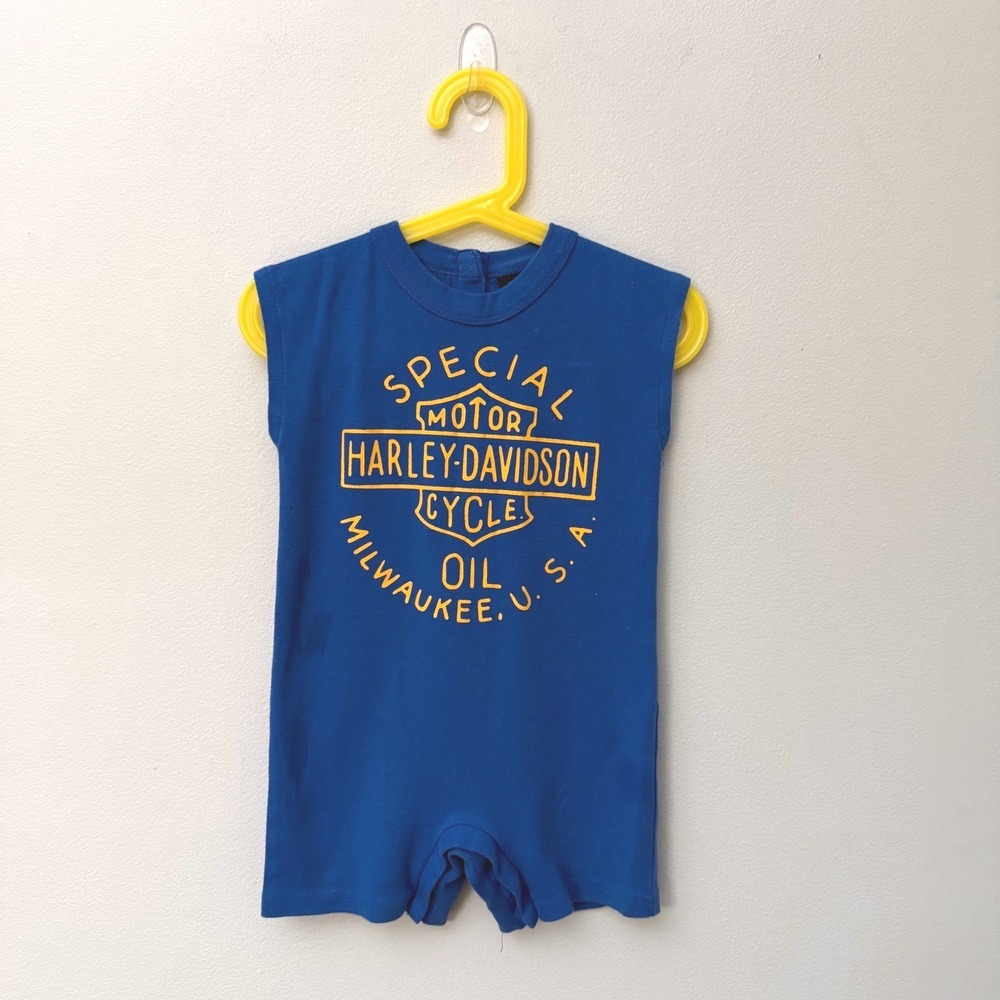 Harley Davidson Motorcycles Sleeveless Toddler Romper 18-24 months